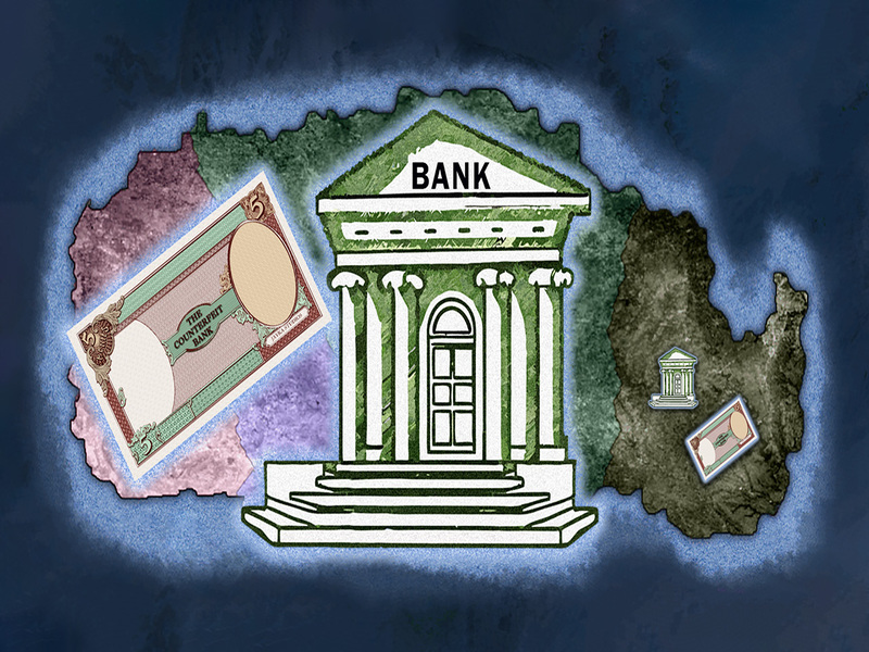 Gêm Y banc ffug ar-lein