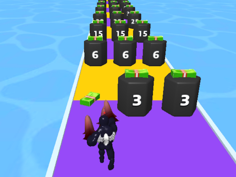 Gêm Venom Run 3D ar-lein