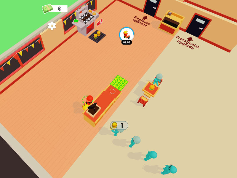 Gêm Tycoon byrger ar-lein
