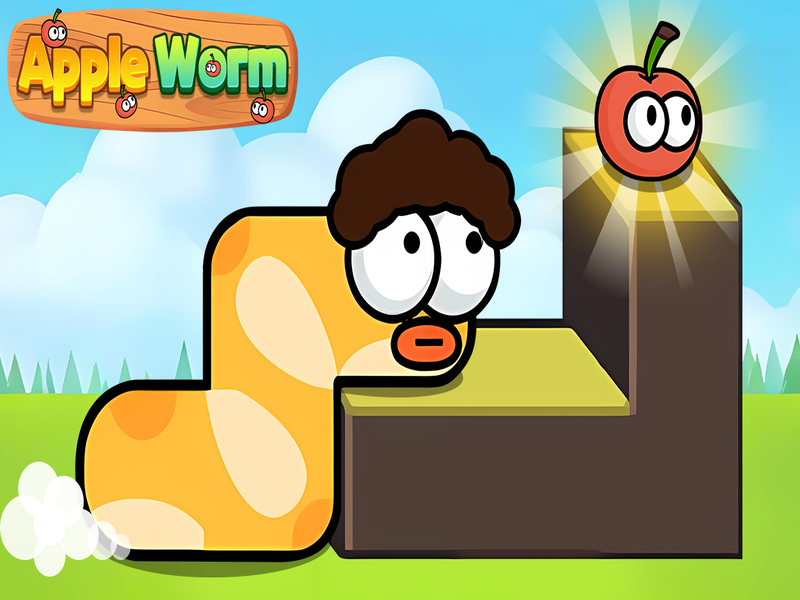 Gêm Abwydyn afal ar-lein