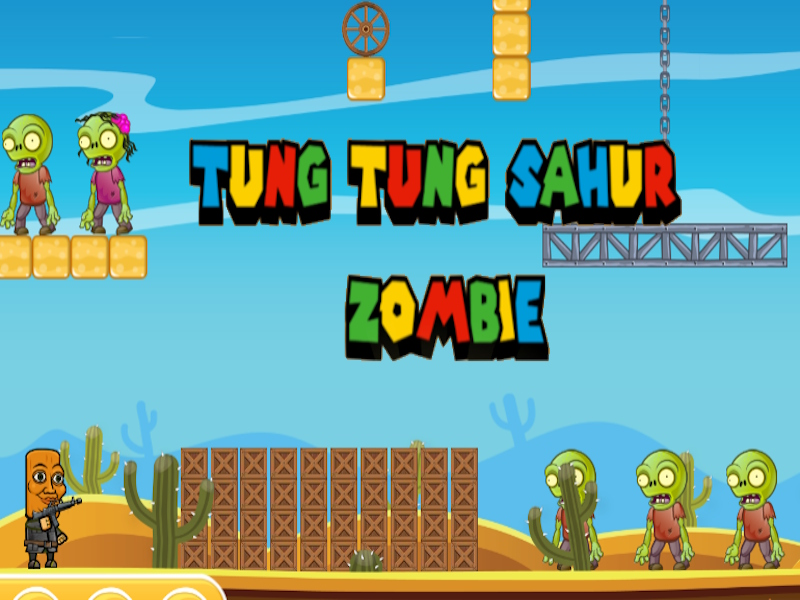 Gêm Tung Tung Sahur Zombie ar-lein