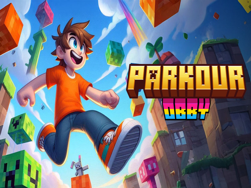 Gêm Parkour Obby ar-lein