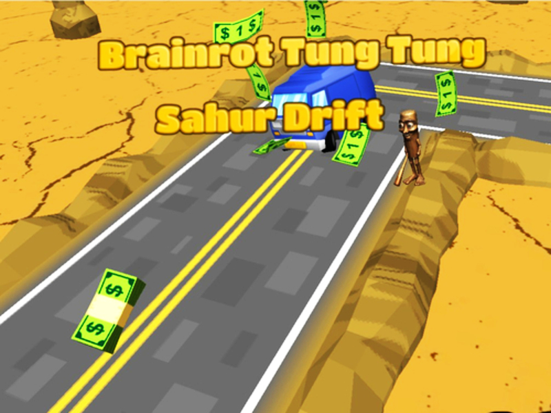 Gêm Brainrot Tung Tung Sahur Drift ar-lein