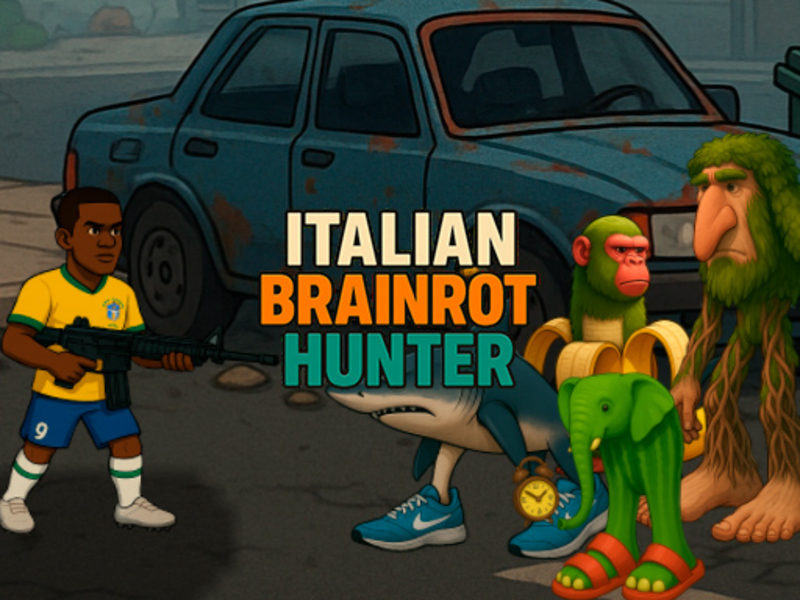 Gêm Hunter Brainrot Eidalaidd ar-lein