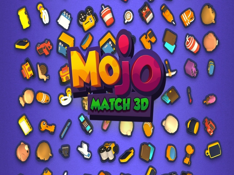 Gêm Mojo Match 3D ar-lein