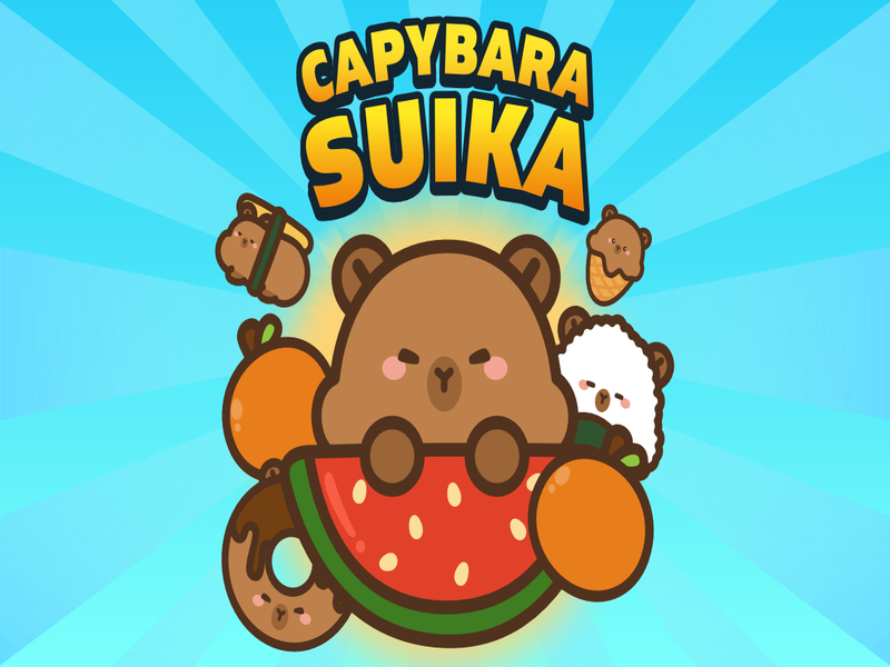 Gêm Capybara Suika ar-lein
