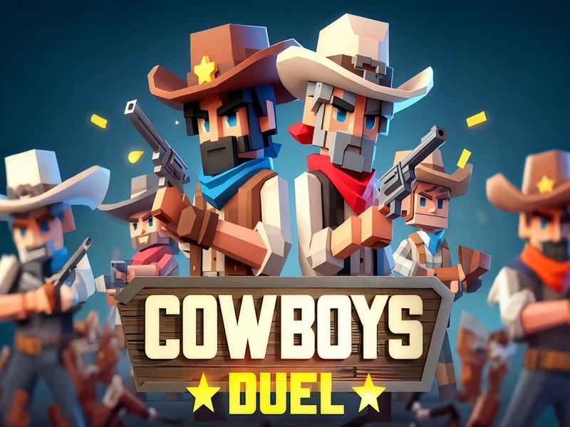 Gêm Duel Cowboys ar-lein