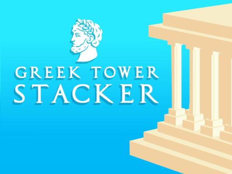 Gêm Stacker Twr Gwlad Groeg ar-lein