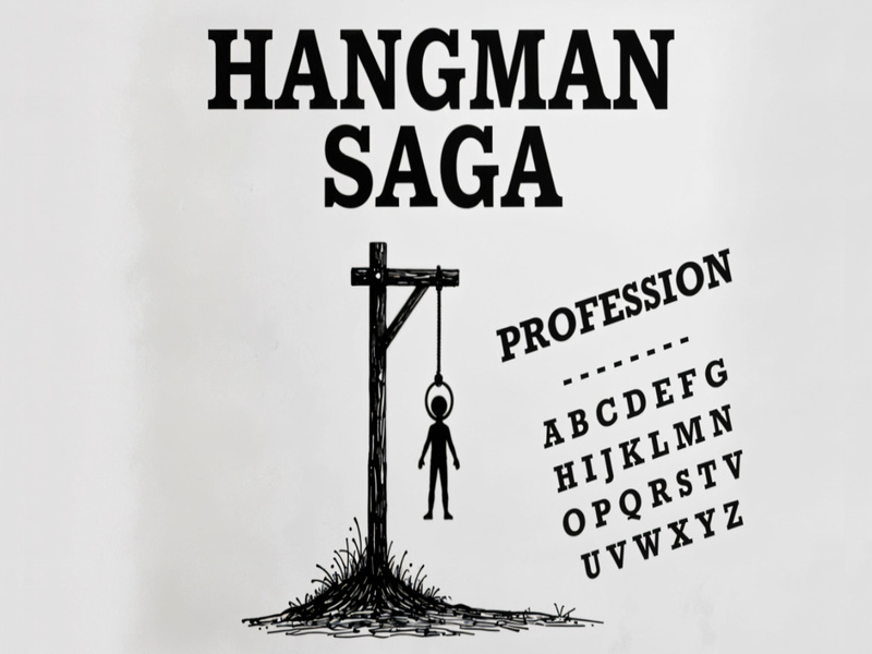 Gêm Saga Hangman ar-lein