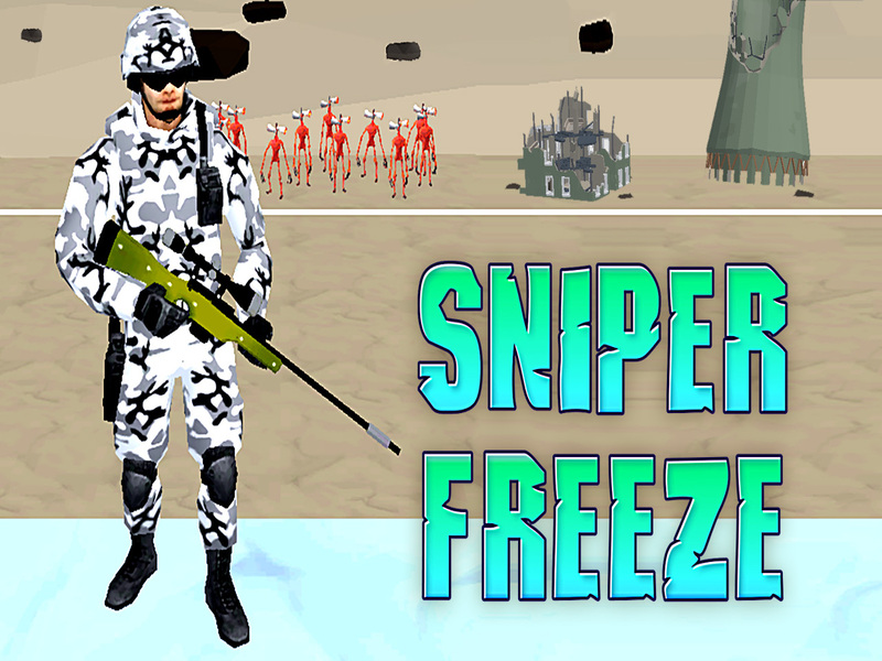 Gêm Rhewi sniper ar-lein