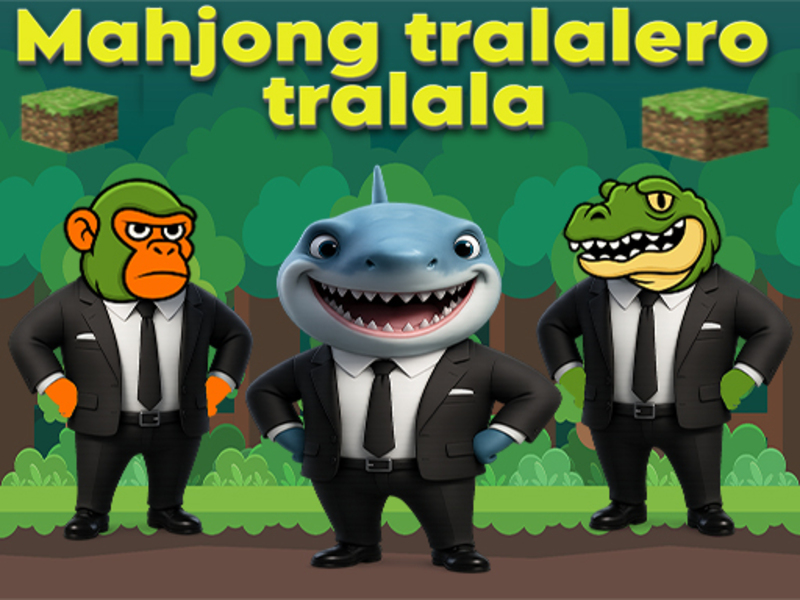 Gêm Mahjong tralalero tralala ar-lein