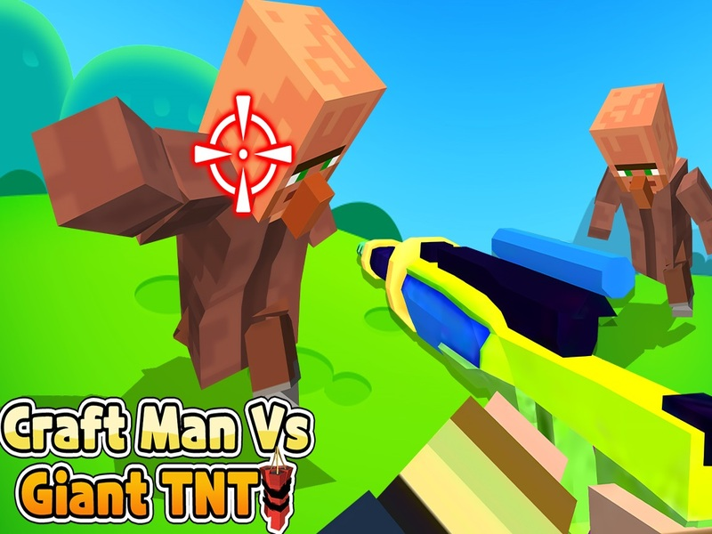 Gêm Dyn crefft vs tnt anferth ar-lein