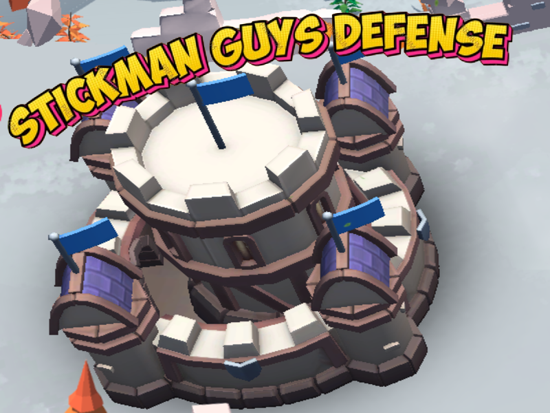 Gêm Amddiffyn Stickman Guys ar-lein
