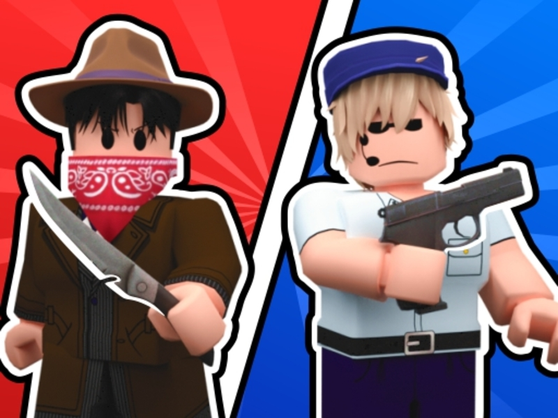 Gêm Llofruddwyr vs duels siryf ar-lein