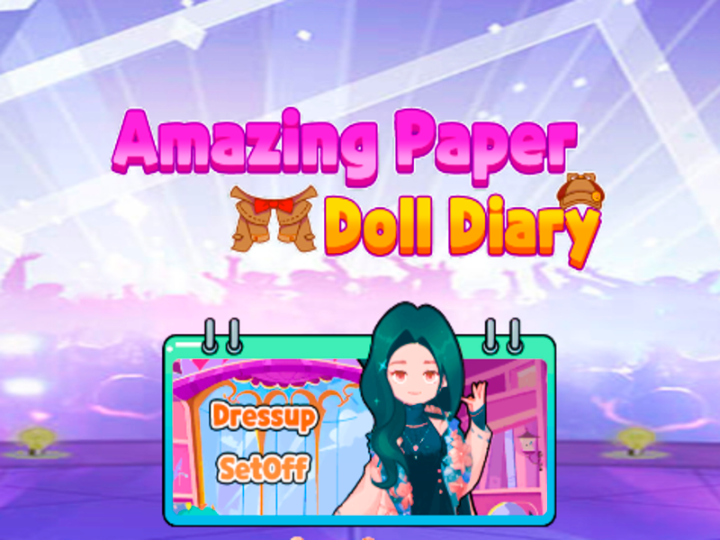 Gêm Dyddiadur Doll Papur Rhyfeddol ar-lein