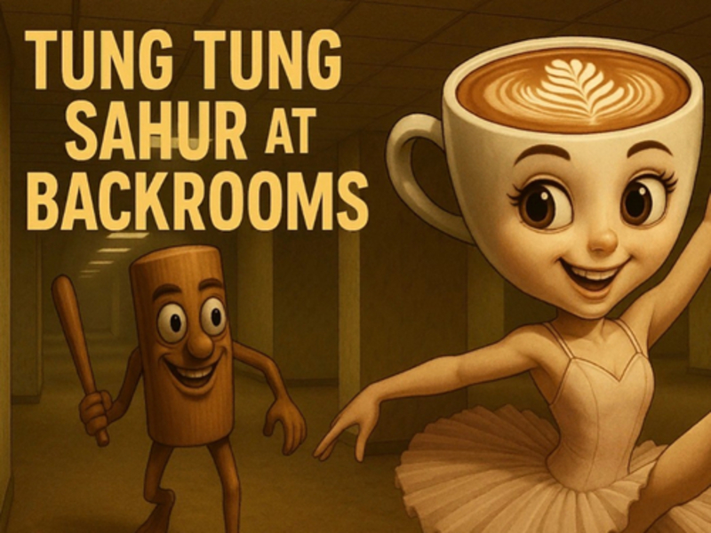 Gêm Tung tung sahur yn ystafelloedd cefn ar-lein