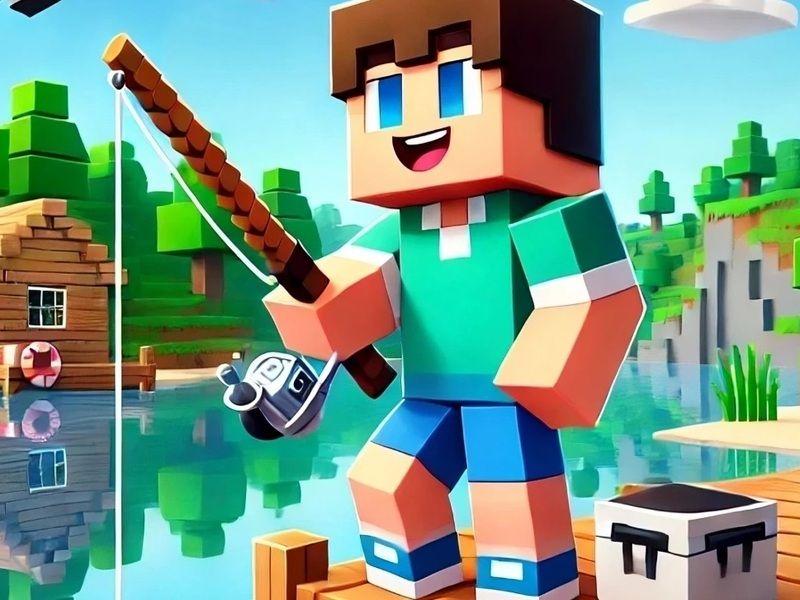 Gêm Pysgota hwyl noob ar-lein