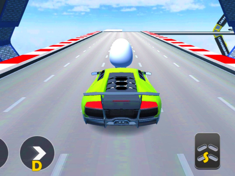 Gêm Stynt car eithafol Eggdog ar-lein